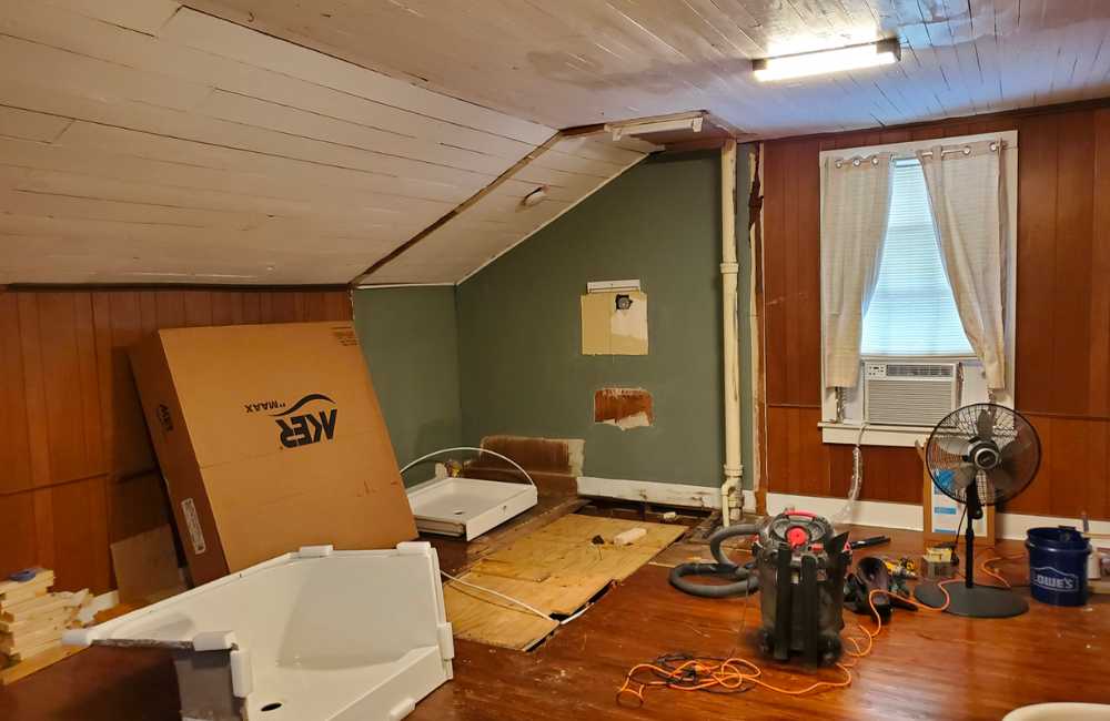 Dusty Dutch Bathroom Remodel - Before